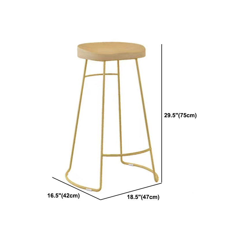 Modernes rechteckiges Kneipentisch-Set, 1/3 Bild, Tresentisch aus Holz mit rückenfreiem Hocker