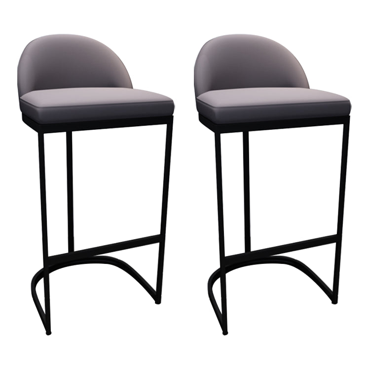 Glam Indoor Counter Height Set Stone and Metal 1/2/5 Pieces Storage Pub Dining Set Black 30"H Stools (Set of 2) Clearhalo 'Bar Furniture' 'furn' 'furn_home_bar_bar_sets' 'Furniture' 'Home Bars & Bar Sets' 'home_bar_bar_sets' 'Kitchen & Dining Furniture' 5944895