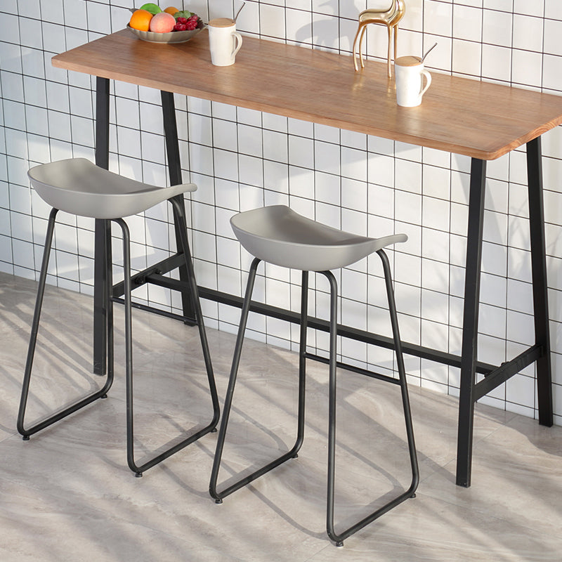 Juego de mesa de bar Glam para interiores, juego de mostrador con caballete de madera maciza de 1/2/3/5 piezas en color natural