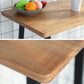 Juego de mesa de bar Glam para interiores, juego de mostrador con caballete de madera maciza de 1/2/3/5 piezas en color natural