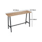 Juego de mesa de bar Glam para interiores, juego de mostrador con caballete de madera maciza de 1/2/3/5 piezas en color natural
