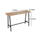 Juego de mesa de bar Glam para interiores, juego de mostrador con caballete de madera maciza de 1/2/3/5 piezas en color natural