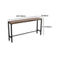Juego de mesa de bar de madera industrial de 1/2/5 piezas, juego de mostrador rectangular para uso doméstico