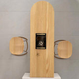 Industrial Irregular Pub Table Set 1/3 Pieces Wooden Counter Table Set Clearhalo 'Bar Furniture' 'furn' 'furn_home_bar_bar_sets' 'Furniture' 'Home Bars & Bar Sets' 'home_bar_bar_sets' 'Kitchen & Dining Furniture' 5944969