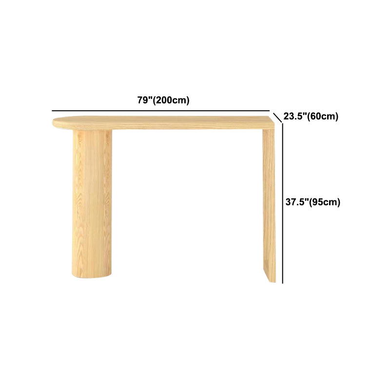 Industrial Irregular Pub Table Set 1/3 Pieces Wooden Counter Table Set Clearhalo 'Bar Furniture' 'furn' 'furn_home_bar_bar_sets' 'Furniture' 'Home Bars & Bar Sets' 'home_bar_bar_sets' 'Kitchen & Dining Furniture' 5944975