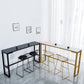 Glam Living Room Counter Set 1/2/3/4/7 Pieces Rectangle Trestle Bar Pub Table Set Clearhalo 'Bar Furniture' 'furn' 'furn_home_bar_bar_sets' 'Furniture' 'Home Bars & Bar Sets' 'home_bar_bar_sets' 'Kitchen & Dining Furniture' 5945004