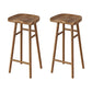 1/2/3 Pieces Industrial Rectangle Pub Table Set Wooden Counter Table with Backless Stools Wood 30"H Stools (Set of 2) Clearhalo 'Bar Furniture' 'furn' 'furn_home_bar_bar_sets' 'Furniture' 'Home Bars & Bar Sets' 'home_bar_bar_sets' 'Kitchen & Dining Furniture' 5945014