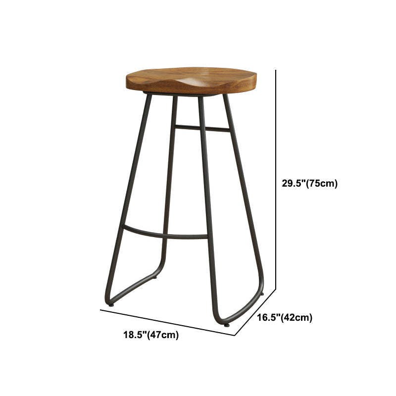 1/2/3 Pieces Industrial Rectangle Pub Table Set Wooden Counter Table with Backless Stools Clearhalo 'Bar Furniture' 'furn' 'furn_home_bar_bar_sets' 'Furniture' 'Home Bars & Bar Sets' 'home_bar_bar_sets' 'Kitchen & Dining Furniture' 5945023