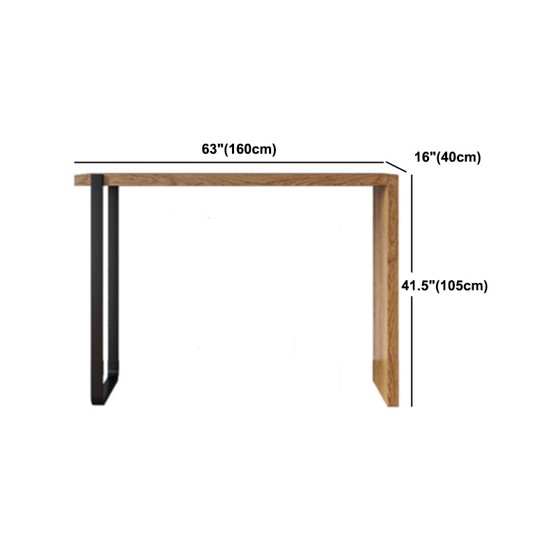 1/2/3 Pieces Industrial Rectangle Pub Table Set Wooden Counter Table with Backless Stools Clearhalo 'Bar Furniture' 'furn' 'furn_home_bar_bar_sets' 'Furniture' 'Home Bars & Bar Sets' 'home_bar_bar_sets' 'Kitchen & Dining Furniture' 5945027
