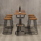 Modern Solid Wood Counter Height Set 1/2/4/7 Pieces Indoor Natural Counter Set Clearhalo 'Bar Furniture' 'furn' 'furn_home_bar_bar_sets' 'Furniture' 'Home Bars & Bar Sets' 'home_bar_bar_sets' 'Kitchen & Dining Furniture' 5945034