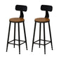 Modern Solid Wood Counter Height Set 1/2/4/7 Pieces Indoor Natural Counter Set Brown 30"H Stools (Set of 2) Clearhalo 'Bar Furniture' 'furn' 'furn_home_bar_bar_sets' 'Furniture' 'Home Bars & Bar Sets' 'home_bar_bar_sets' 'Kitchen & Dining Furniture' 5945038