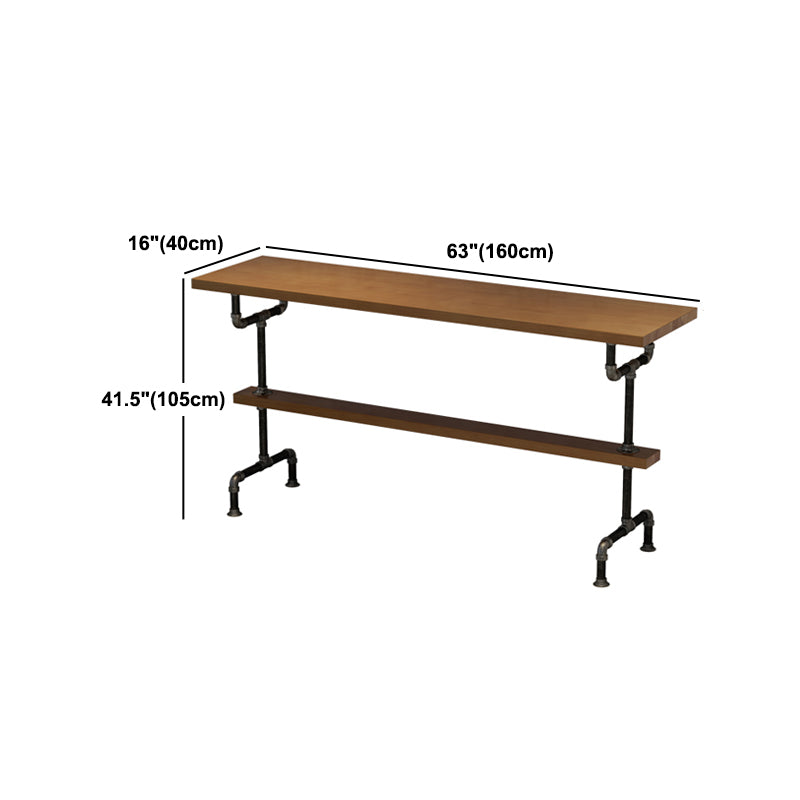 Modern Solid Wood Counter Height Set 1/2/4/7 Pieces Indoor Natural Counter Set Clearhalo 'Bar Furniture' 'furn' 'furn_home_bar_bar_sets' 'Furniture' 'Home Bars & Bar Sets' 'home_bar_bar_sets' 'Kitchen & Dining Furniture' 5945047