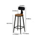 Modern Solid Wood Counter Height Set 1/2/4/7 Pieces Indoor Natural Counter Set Clearhalo 'Bar Furniture' 'furn' 'furn_home_bar_bar_sets' 'Furniture' 'Home Bars & Bar Sets' 'home_bar_bar_sets' 'Kitchen & Dining Furniture' 5945056