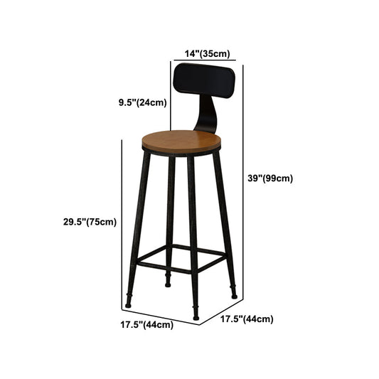 Modern Solid Wood Counter Height Set 1/2/4/7 Pieces Indoor Natural Counter Set
