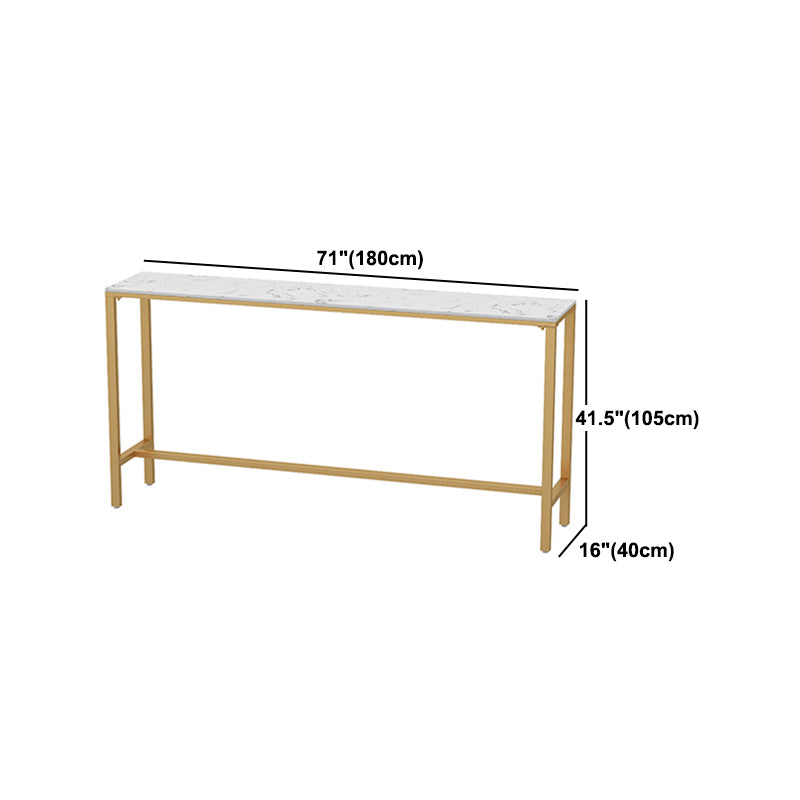 White Marble Bar Table Set 1/4 Pcs Upholstered Bar Stool for Living Room Clearhalo 'Bar Furniture' 'furn' 'furn_home_bar_bar_sets' 'Furniture' 'Home Bars & Bar Sets' 'home_bar_bar_sets' 'Kitchen & Dining Furniture' 5945074
