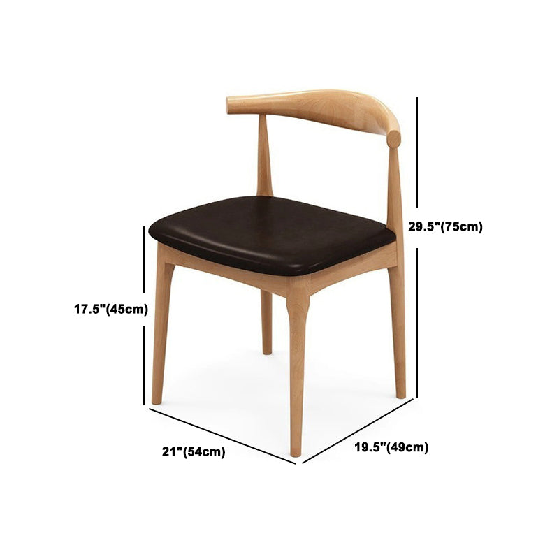 Juego de comedor moderno 1/2/7 PCS Mesa de comedor redonda con sillas de bocina de vaca