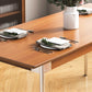Industrial 1/2/3/4/5 Pièces Rectangle Ensemble de restauration Rectangle Table de salle à manger en bois massif avec chaises
