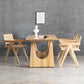 Industrial 1/2/4/5/6 Pieces Rectangle Dining Solid Wood Dining Room Table with Chairs 4 Pieces: Table, 3 Chairs Clearhalo 'Dining Room Sets' 'Dining Tables & Seating' 'dining_room_set' 'furn' 'furn_dining_room_set' 'Furniture' 'Kitchen & Dining Furniture' 5945144