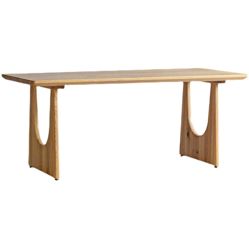 Industrial 1/2/4/5/6 Pieces Rectangle Dining Solid Wood Dining Room Table with Chairs Wood 86.6"L x 31.5"W Clearhalo 'Dining Room Sets' 'Dining Tables & Seating' 'dining_room_set' 'furn' 'furn_dining_room_set' 'Furniture' 'Kitchen & Dining Furniture' 5945146