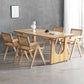 Industrial 1/2/4/5/6 Pieces Rectangle Dining Solid Wood Dining Room Table with Chairs Clearhalo 'Dining Room Sets' 'Dining Tables & Seating' 'dining_room_set' 'furn' 'furn_dining_room_set' 'Furniture' 'Kitchen & Dining Furniture' 5945153