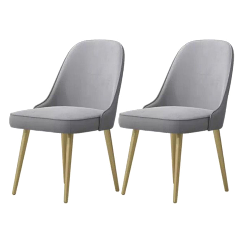 Contemporary Style Rectangle Table Set 1/2/7 Pieces Dining Set for Home 2 Grey Chairs Clearhalo 'Dining Room Sets' 'Dining Tables & Seating' 'dining_room_set' 'furn' 'furn_dining_room_set' 'Furniture' 'Kitchen & Dining Furniture' 5945190