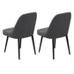 Contemporary Style Rectangle Table Set 1/2/7 Pieces Dining Set for Home 2 Dark Grey Chairs Clearhalo 'Dining Room Sets' 'Dining Tables & Seating' 'dining_room_set' 'furn' 'furn_dining_room_set' 'Furniture' 'Kitchen & Dining Furniture' 5945192