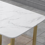 Contemporary Style Rectangle Table Set 1/2/7 Pieces Dining Set for Home Clearhalo 'Dining Room Sets' 'Dining Tables & Seating' 'dining_room_set' 'furn' 'furn_dining_room_set' 'Furniture' 'Kitchen & Dining Furniture' 5945196