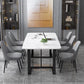 Contemporary Style Rectangle Table Set 1/2/7 Pieces Dining Set for Home Clearhalo 'Dining Room Sets' 'Dining Tables & Seating' 'dining_room_set' 'furn' 'furn_dining_room_set' 'Furniture' 'Kitchen & Dining Furniture' 5945201