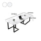 Contemporary Style Rectangle Table Set 1/2/7 Pieces Dining Set for Home Clearhalo 'Dining Room Sets' 'Dining Tables & Seating' 'dining_room_set' 'furn' 'furn_dining_room_set' 'Furniture' 'Kitchen & Dining Furniture' 5945204