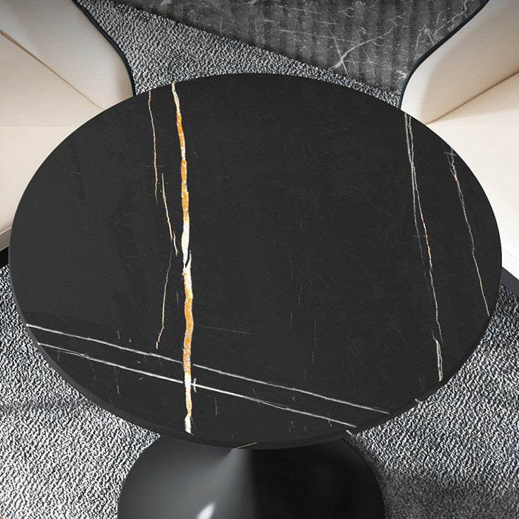 Set da pranzo in pietra sinterizzato in stile moderno round 1/2/5 pezzi set da pranzo per uso domestico