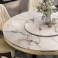 Contemporary Style Round Table Set 1/4/5/6/7/9 Pieces Dining Set for Home