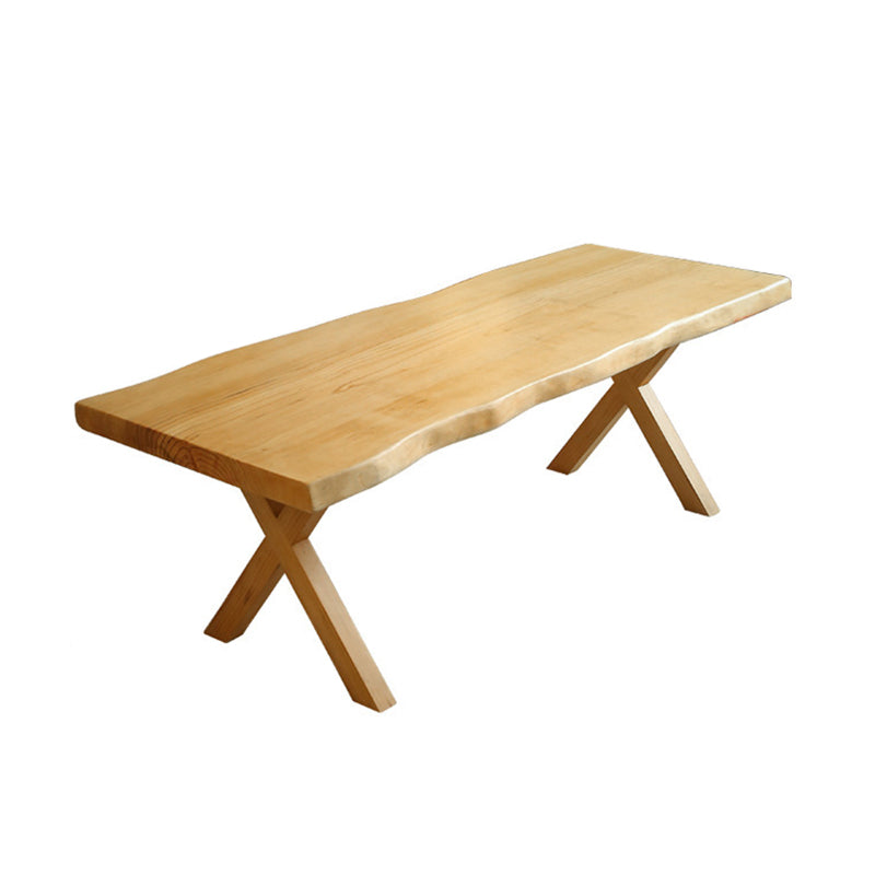 Ensemble de restauration en bois massif 1/2/5 PCS Table à manger rectangle avec chaises Windsor