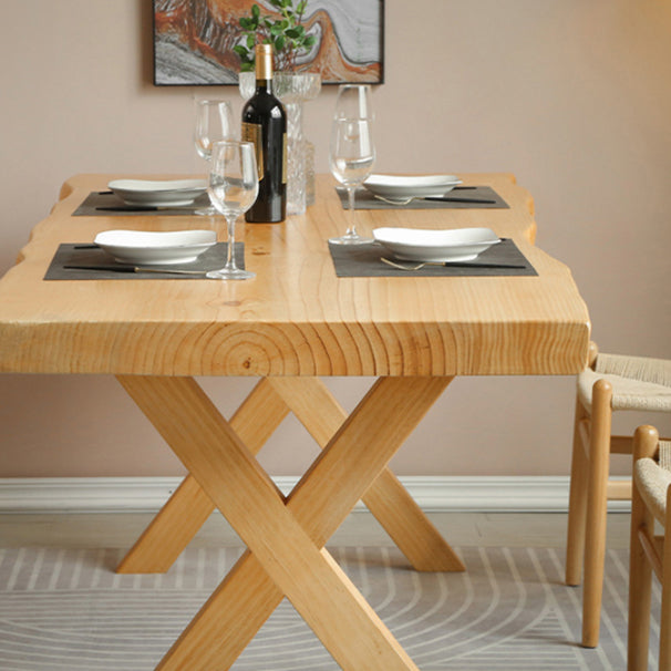 Ensemble de restauration en bois massif 1/2/5 PCS Table à manger rectangle avec chaises Windsor