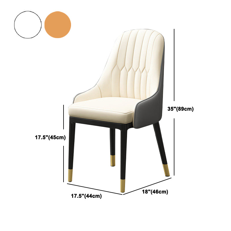 Stone Top Dining Set 1/2/5/6 PCS Moderne eetkamerstoelen met gestoffeerd