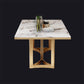 Contemporary Style Rectangle Table Set 1/2/3/5/7 Pieces Dining Set for Home