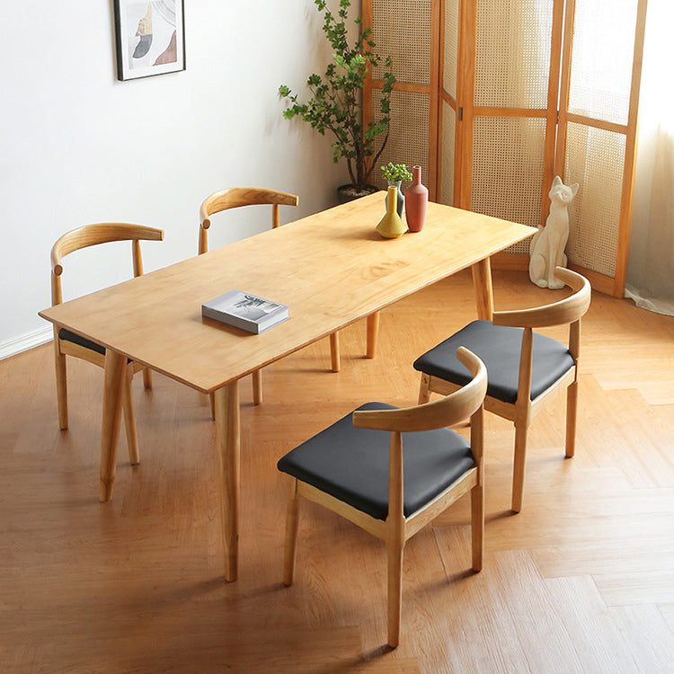 Juego de mesa de madera rectangular tradicional 1/2/5 piezas de comedor para el hogar