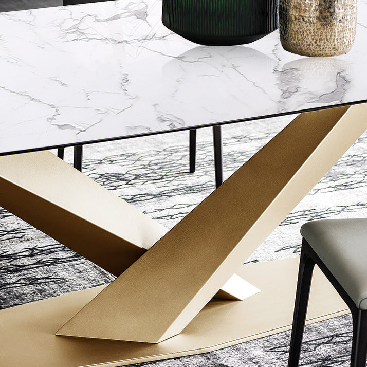 Ensemble de table rectangle de style contemporain 1/5/6 pièces Pièces à la maison pour la maison