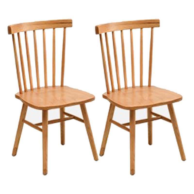 Modern Dining Set 1/2/5/7 Pcs Solid Wood Dining Table and Chairs 2 Wood Chairs Clearhalo 'Dining Room Sets' 'Dining Tables & Seating' 'dining_room_set' 'furn' 'furn_dining_room_set' 'Furniture' 'Kitchen & Dining Furniture' 5945413