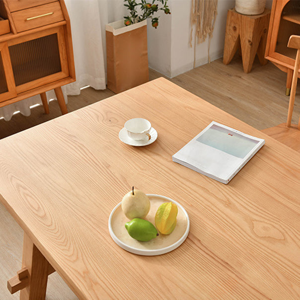 Modern Dining Set 1/2/5/7 Pcs Solid Wood Dining Table and Chairs Clearhalo 'Dining Room Sets' 'Dining Tables & Seating' 'dining_room_set' 'furn' 'furn_dining_room_set' 'Furniture' 'Kitchen & Dining Furniture' 5945420