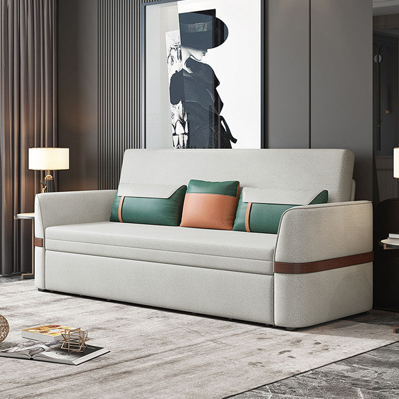 Sofá sofá de sofá resistente a las manchas sofá con 3 almohadas