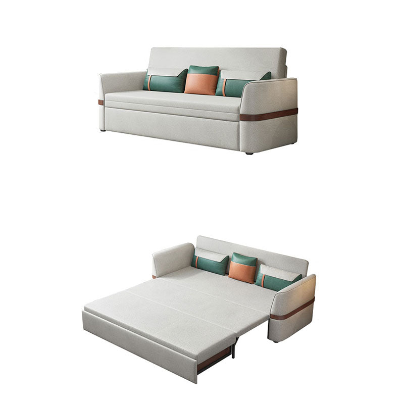 Sofá sofá de sofá resistente a las manchas sofá con 3 almohadas