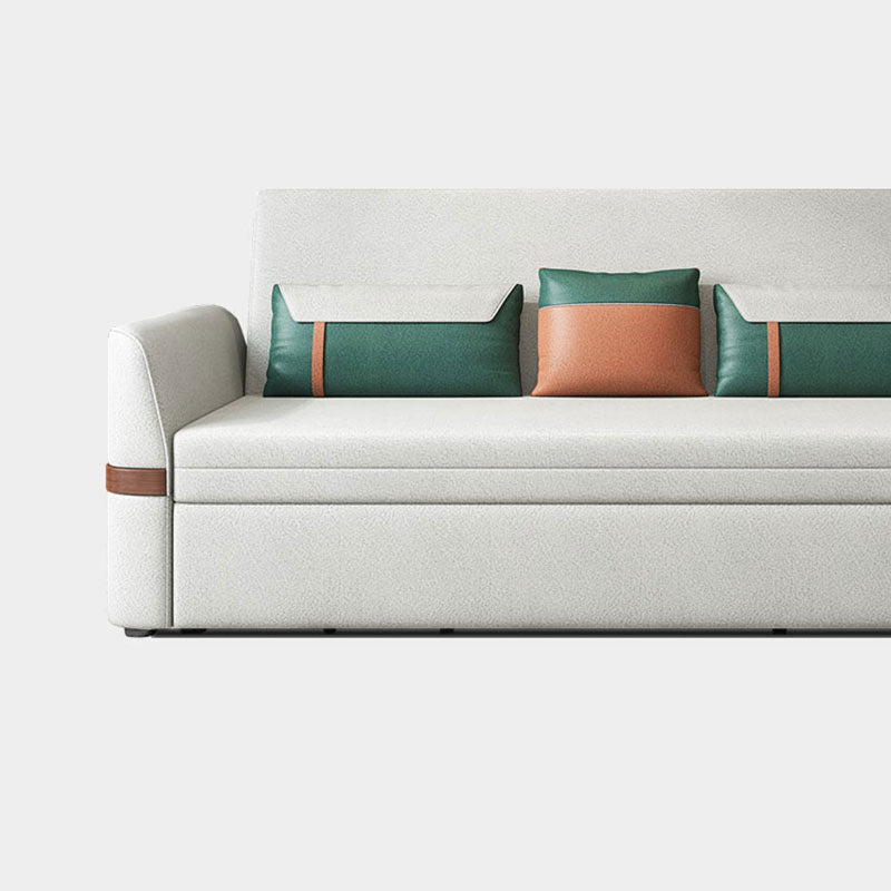 Sofá sofá de sofá resistente a las manchas sofá con 3 almohadas