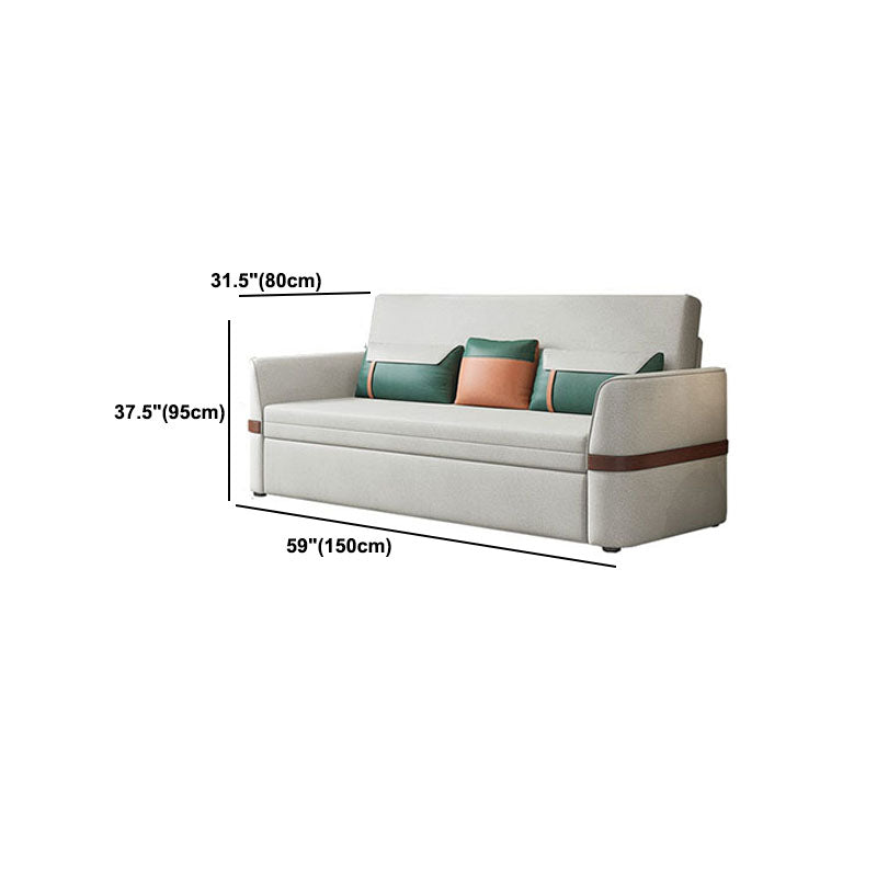 Sofá sofá de sofá resistente a las manchas sofá con 3 almohadas
