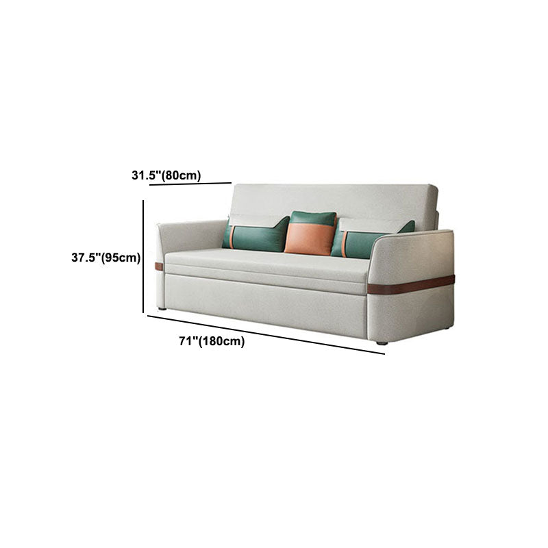 Sofá sofá de sofá resistente a las manchas sofá con 3 almohadas