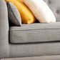 Tufted Fabric Sofa with Tuxedo Arm in Gray Contemporary Style Clearhalo 'furn' 'furn_sofas' 'Furniture' 'Living Room Furniture' 'Sofa' 'sofas' 5945537