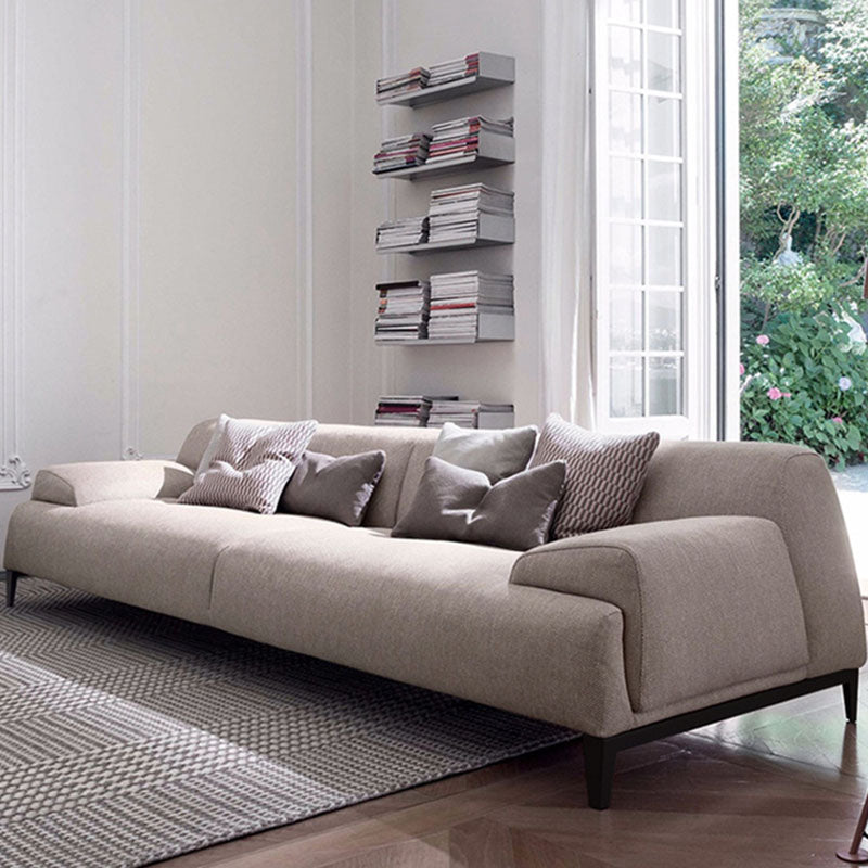 Strakke rugverboordende armbank voor appartement en woonkamer, 86.61 "l