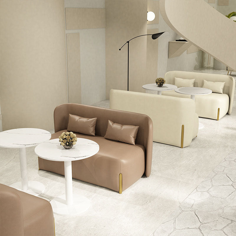 Couchette de dos de dos sans bras sans arme pour le salon