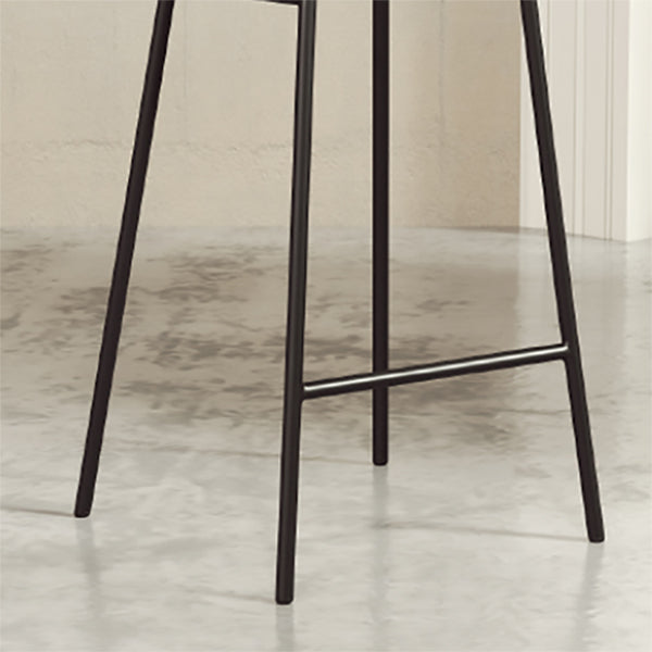 Armless Upholstered Counter Stool Industrial Bucket Seat Bar Stool Clearhalo 'Bar Furniture' 'Bar Stools' 'bar_stools' 'furn' 'furn_bar_stools' 'Furniture' 'Kitchen & Dining Furniture' 5945817