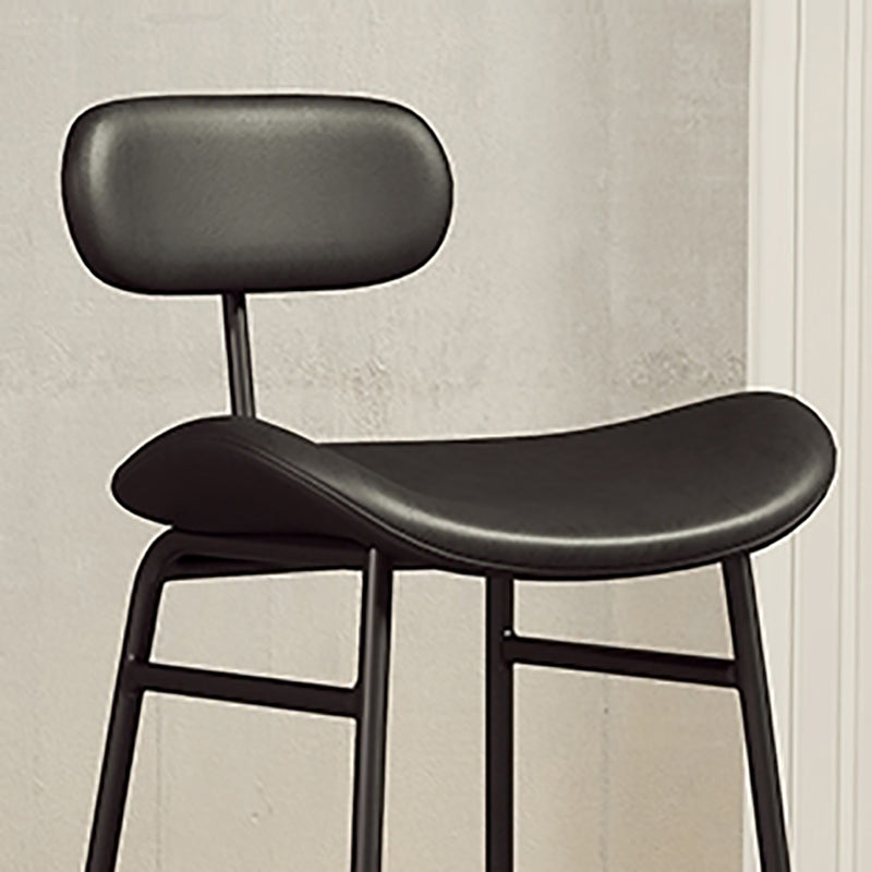 Armless Upholstered Counter Stool Industrial Bucket Seat Bar Stool Clearhalo 'Bar Furniture' 'Bar Stools' 'bar_stools' 'furn' 'furn_bar_stools' 'Furniture' 'Kitchen & Dining Furniture' 5945819