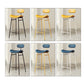 Armless Upholstered Counter Stool Industrial Bucket Seat Bar Stool Clearhalo 'Bar Furniture' 'Bar Stools' 'bar_stools' 'furn' 'furn_bar_stools' 'Furniture' 'Kitchen & Dining Furniture' 5945822